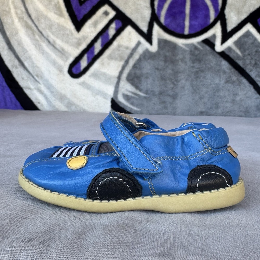 Size 5c - Livie & Luca Slip-On Leather Racecar Car Shoes